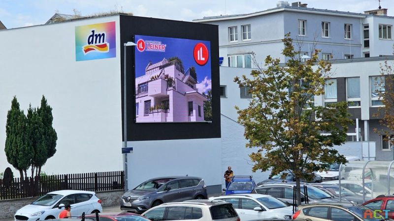 Große Led Werbewand