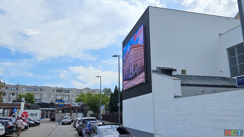 Große Led Werbewand