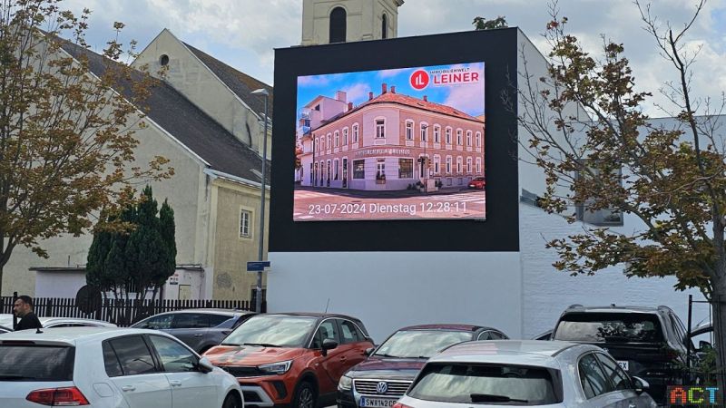 Große Led Werbewand