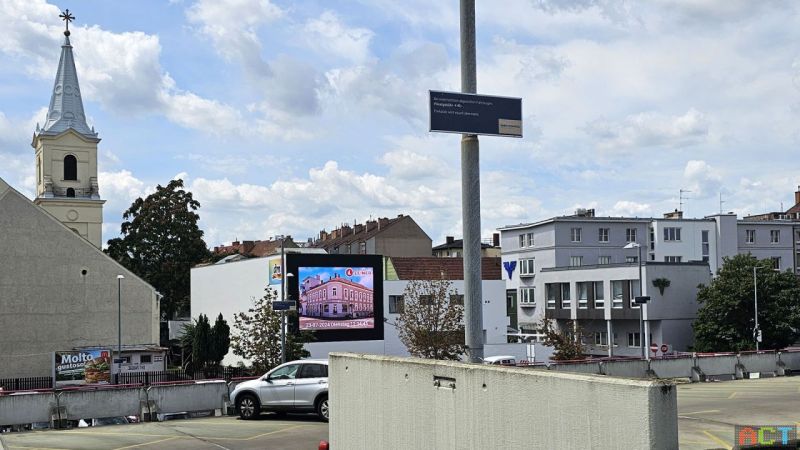 Große Led Werbewand