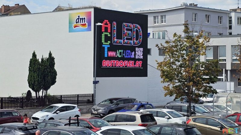 Große Led Werbewand