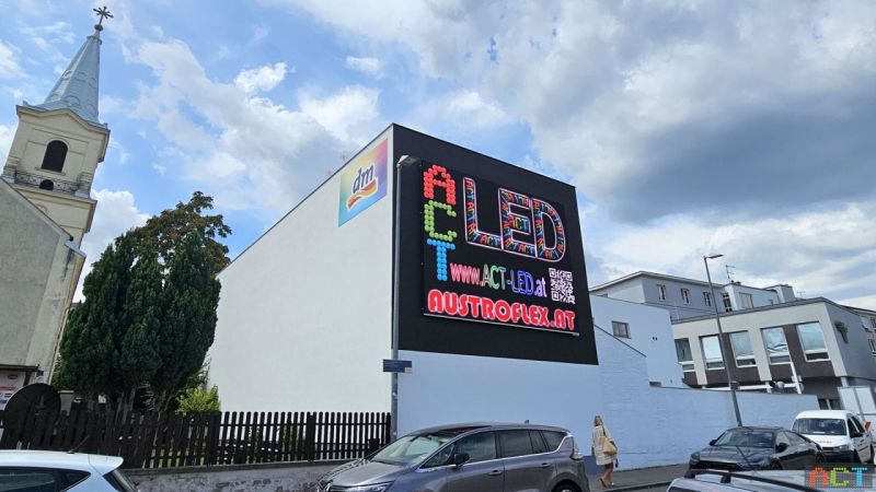 Große Led Werbewand