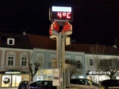 Zeit-Temperatur-LED-Ziffernanzeige