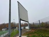 Videowand am Fußballplatz